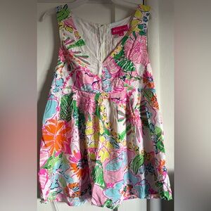 Lilly Pulitzer Floral Multicolor Blouse